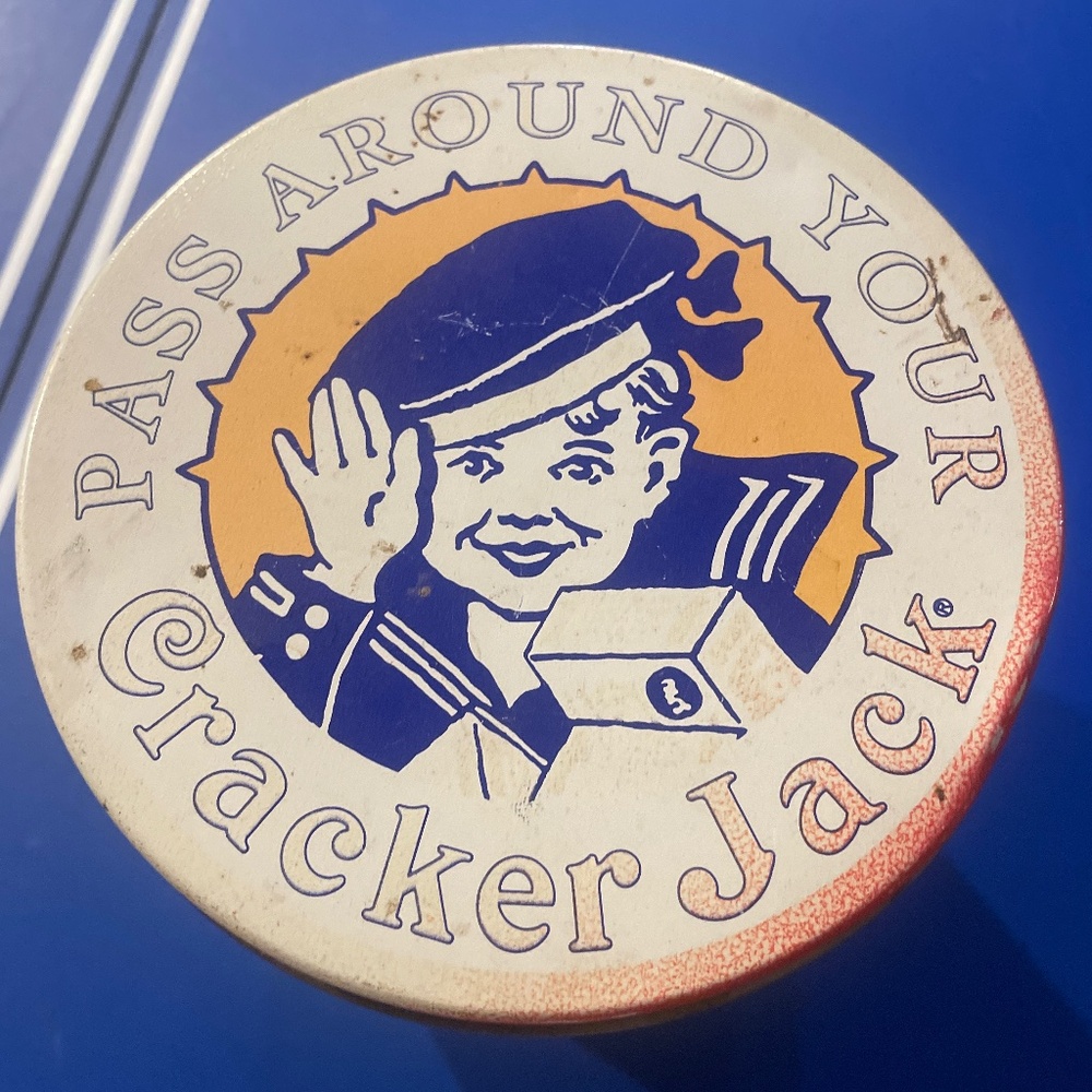 Vintage Cracker Jack third edition tin!